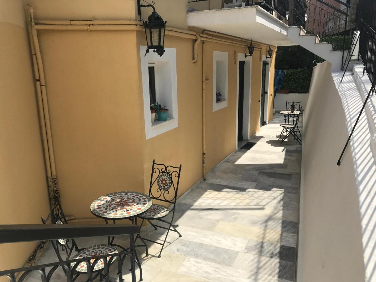 Schoenes Familienappartement In Pelekas, Corfu Mit Meerblick Eksteriør bilde
