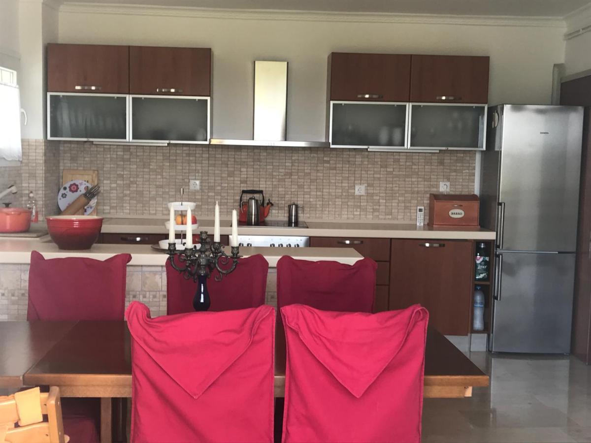 Schoenes Familienappartement In Pelekas, Corfu Mit Meerblick Eksteriør bilde