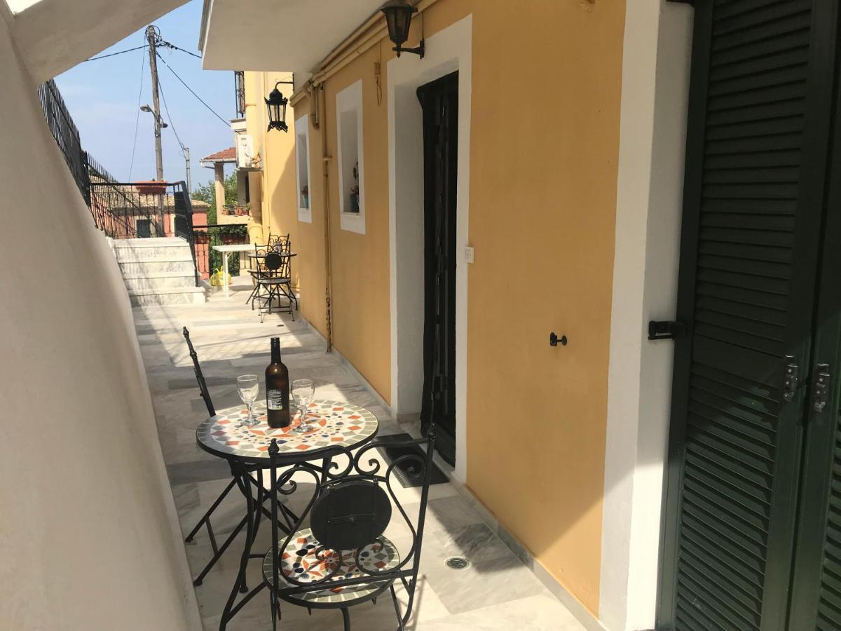 Schoenes Familienappartement In Pelekas, Corfu Mit Meerblick Eksteriør bilde