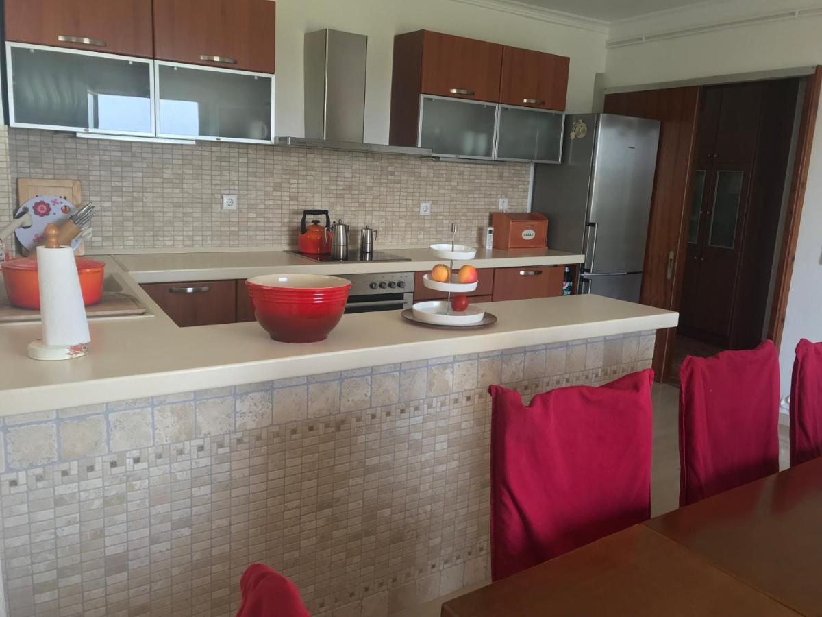 Schoenes Familienappartement In Pelekas, Corfu Mit Meerblick Eksteriør bilde