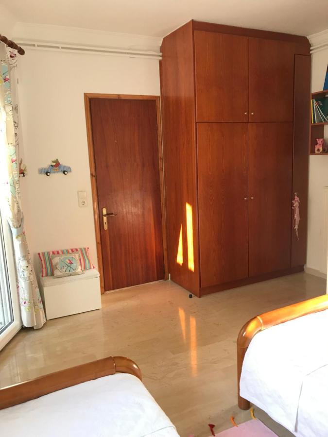 Schoenes Familienappartement In Pelekas, Corfu Mit Meerblick Eksteriør bilde