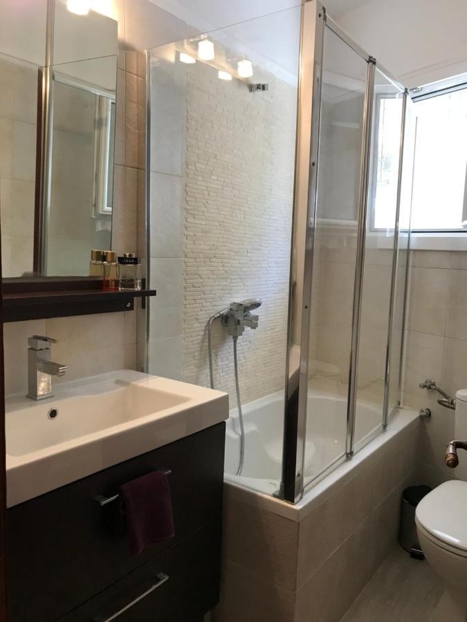 Schoenes Familienappartement In Pelekas, Corfu Mit Meerblick Eksteriør bilde