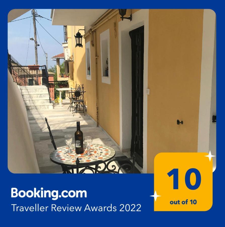 Schoenes Familienappartement In Pelekas, Corfu Mit Meerblick Eksteriør bilde